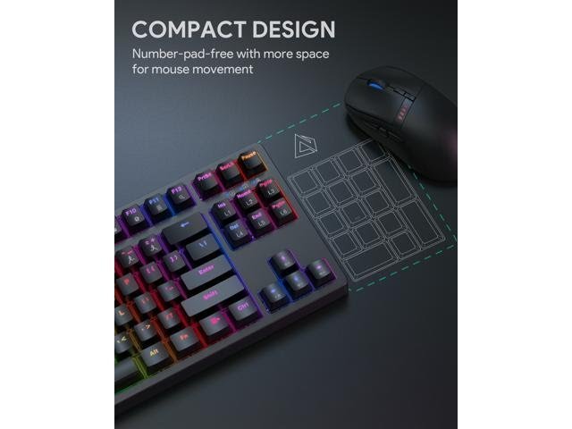 Aukey TKL Mechanical Gaming Keyboard