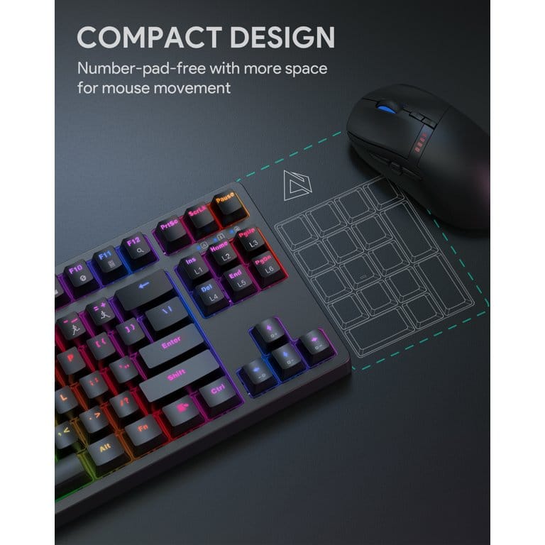 Aukey TKL Mechanical Gaming Keyboard