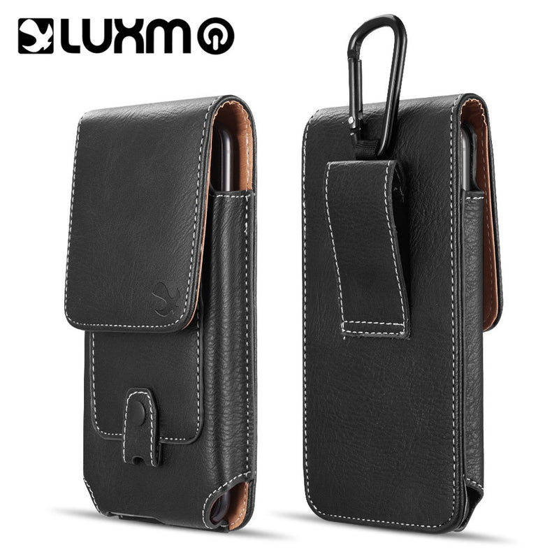 Cellphone Mobile Premium Faux Leather Vertical Universal Case Pouch With Dual Card Slot - 2 COLOR OPTIONS