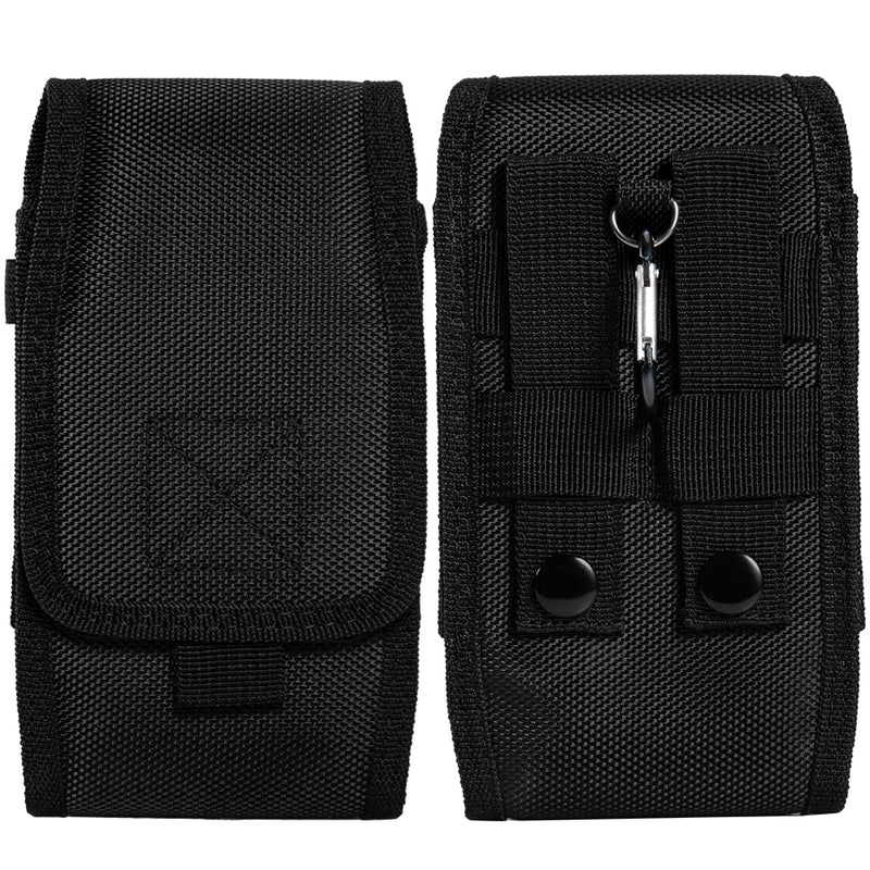 Cellphone Extra Large Size 7 Nylon Horizontal Mobile Case With Front Buckle And Card Slot – 2 COLOR OPTIONS