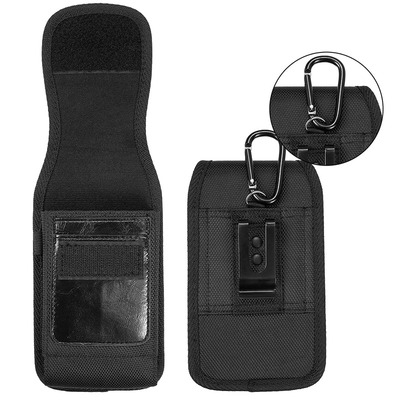 Universal 5.5" Nylon Vertical Holster Pouch - Black