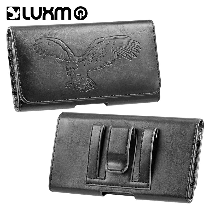 Cellphone Horizontal Universal Mobile Case PU Leather Pouch With Dual Card Slot - 2 COLOR OPTIONS